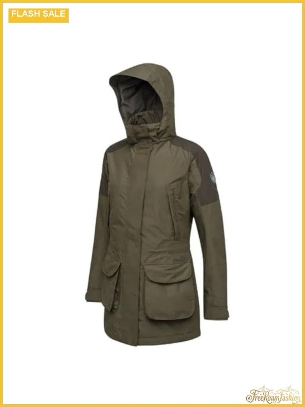 Women's Tri-Active EVO Hunting Jacket Removable Hood Zip Pockets